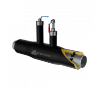 Кран шаровой DN25 с воздушником, Ст 3сп (ГОСТ 3262—75) Ду25(33,5) - ППУ ПЭ